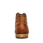 Steve Madden Men's JEFFRIES Dark Tan Leather Boots