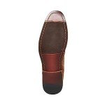 Steve Madden Men's JEFFRIES Dark Tan Leather Boots