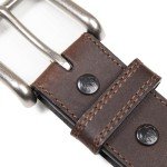 Wolverine Men's Brown Leather Western Work Belt
