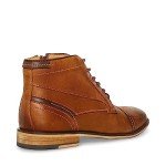 Steve Madden Men's JEFFRIES Dark Tan Leather Boots