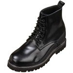 CALTO Men's Height-Boosting Lace-Up Work Boots