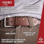 Wolverine Men's Black Leather Work Belt, 36