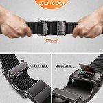 BULLIANT Men's Reversible Nylon Ratchet Belt