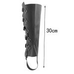 Viking Warrior Leather Greaves Boots for Cosplay