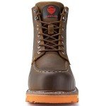 Men's Heavy-Duty Steel Toe Work Boots - Brown