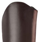 Men's Brown Faux Leather Medieval Boot Covers