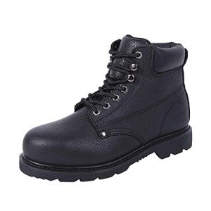 Men's Steel Toe Safety Work Boots - Comfortable & Durable