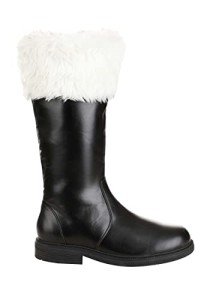 Men's Santa Claus Costume Boots - Faux Leather Size 12