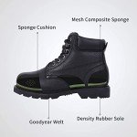 Men's Steel Toe Safety Work Boots - Comfortable & Durable