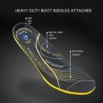 Men's Heavy-Duty Steel Toe Work Boots - Brown