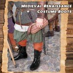 Men's Viking Leather Boots for Cosplay & Festivals