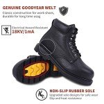 Men's Steel Toe Safety Work Boots - Comfortable & Durable