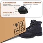 Men's Steel Toe Safety Work Boots - Comfortable & Durable