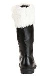 Men's Santa Claus Costume Boots - Faux Leather Size 12