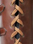Men's Faux Leather Pirate Boots Covers – Brown
