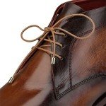 Men's Classic Brown Leather Chukka Boots, Size 12
