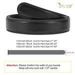 JASGOOD Men's Leather Ratchet Belt Strap (35mm)