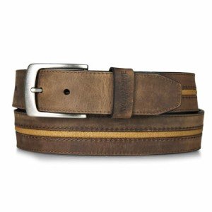 Wolverine Men's Rugged Leather Work Belt - Brown