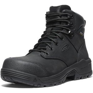 Men's KEEN Utility 6" Waterproof Work Boots, Black