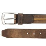 Wolverine Men's Rugged Leather Work Belt - Brown