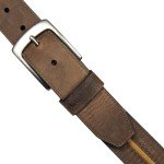 Wolverine Men's Rugged Leather Work Belt - Brown