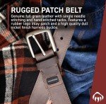 Wolverine Men's Brown Leather Work Belt - 36