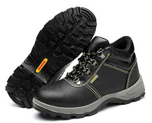 Men's Waterproof Steel Toe Work Boots - Wide Size