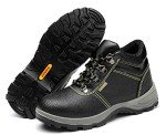 Men's Waterproof Steel Toe Work Boots - Wide Size