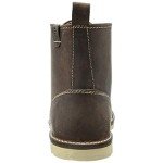 Crevo Men's Dark Brown Buck Fashion Boots