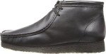 Clarks Men's Black Leather Wallabee Chukka Boots