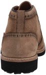 Men's Wingtip Leather Ankle Boot in Tobacco Suede