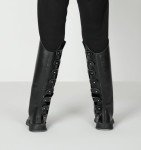 Men's Steampunk Pirate Boots Covers - Black Size M