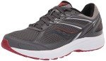 Saucony Men's Cohesion 14 Running Shoes - Charcoal/Red