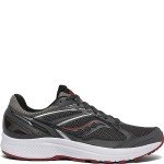 Saucony Men's Cohesion 14 Running Shoes - Charcoal/Red