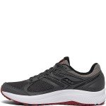 Saucony Men's Cohesion 14 Running Shoes - Charcoal/Red