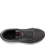 Saucony Men's Cohesion 14 Running Shoes - Charcoal/Red