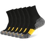WANDER Men's Low Cut Athletic Socks - 6 Pairs