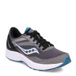 Saucony Men's Cohesion 15 Running Shoes - Charcoal/Topaz
