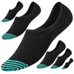 Men's Non-Slip Low Cut No Show Socks – 6 Pack