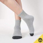 WANDER Men's Thick Cushion Athletic Ankle Socks