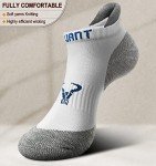 BULLIANT Men's No Show Athletic Ankle Socks