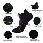 Men's Low Cut Compression Running Sneaker Socks - 5 Pack