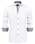 Wrinkle-Free Long Sleeve Button-Down Dress Shirts