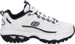 Skechers Men's Energy Afterburn Running Shoes - White/Navy