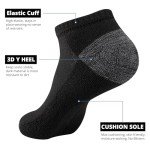 COOVAN 12 Pack Men's Cushioned Ankle Socks