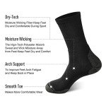 Men's Athletic Running Crew Socks - 8 Pairs