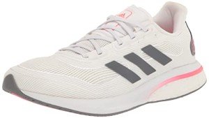 Adidas Men's Road Running Shoes, White/Pink
