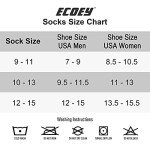 Men's Athletic Running Crew Socks - 8 Pairs