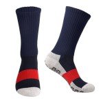 Men’s Athletic Crew Socks - 4 Pairs, Navy