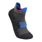 5 Pairs Men's Black/Grey Anti-Odor Ankle Socks